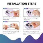 ZORVEX - 9H CAMERA LENS PROTECTOR FOR IPHONE 13 - CLEAR - Image 9