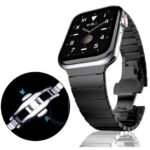 ZORVEX - METAL LINK BRACELET (BLACK) - APPLE WATCH BAND (42/44/45MM) - Image 4