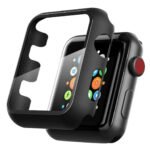 ZORVEX - CLASSIC CASE WITH SCREEN PROTECTOR FOR APPLE WATCH SERIES (1/2/3)- 38 MM - BLACK