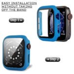 ZORVEX - CLASSIC CASE WITH SCREEN PROTECTOR FOR APPLE WATCH SERIES (4/SE/5/6) - 44 MM - BLUE - Image 4