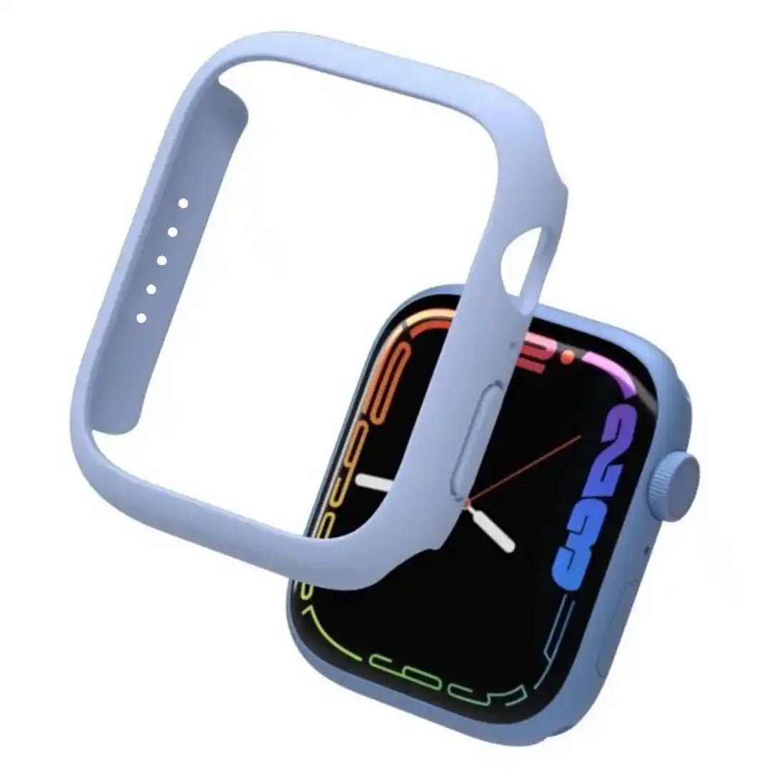 CULT-OF-PERSONALITY-Screen-Protector-Case-for-iWatch-Series-4-SE-5-6-44-mm-Sky-Blue_2 ZORVEX - CLASSIC CASE WITH SCREEN PROTECTOR FOR APPLE WATCH SERIES (4/SE/5/6) - 44 MM - SKY BLUE - Image 1