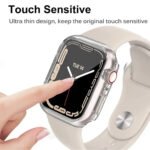 ZORVEX - CLASSIC CASE WITH SCREEN PROTECTOR FOR APPLE WATCH SERIES 7 - 41 MM - CLEAR - Image 3