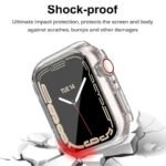 ZORVEX - CLASSIC CASE WITH SCREEN PROTECTOR FOR APPLE WATCH SERIES 7 - 41 MM - CLEAR - Image 4