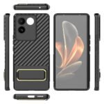 ZORVEX - (ELEGANT SILICONE EDITION) BACK COVER FOR VIVO T2 PRO 5G - 6.78 INCHES - Image 2