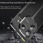 ZORVEX - (ELEGANT TEXTURED EDITION) BACK COVER FOR IQOO 12 5G - 6.78 INCHES - Image 5