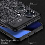 ZORVEX - (ELEGANT TEXTURED EDITION) BACK COVER FOR ONEPLUS NORD CE 3 5G - 6.7 INCHES - Image 4