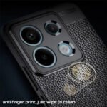 ZORVEX - (ELEGANT TEXTURED EDITION) BACK COVER FOR POCO X6 5G - 6.67 INCHES - Image 4