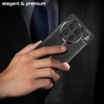 ZORVEX - (ELEGANT TEXTURED EDITION) BACK COVER FOR VIVO X90 5G - 6.78 INCHES - Image 2