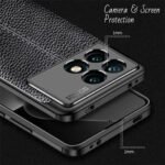 ZORVEX - (ELEGANT TEXTURED EDITION) MOBILE BACK CASE FOR POCO X6 PRO 5G - 6.67 INCHES - Image 4