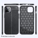 ZORVEX - (ELEGANT TEXTURED EDITION) MOBILE BACK CASE FOR IPHONE 13 - 6.1 INCHES - Image 4