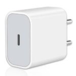 ZORVEX - 20W USB C TYPE ADAPTER COMPATIBLE WITH APPLE DEVICES - WHITE