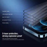 ZORVEX - 9H TEMPERED GLASS FOR IPHONE 13 PRO - 6.1 INCHES - Image 3