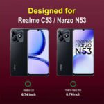 ZORVEX - SHIELD MOBILE BACK COVER FOR REALME NARZO N53 - 6.74 INCHES - Image 15