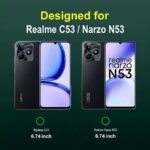 ZORVEX - SHIELD BACK CASE REALME C51 - 6.74 INCHES - Image 22