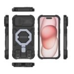 ZORVEX - TREK ARMOUR BACK COVER WITH LANYARD FOR IPHONE 15 - 6.1 INCHES - Image 3