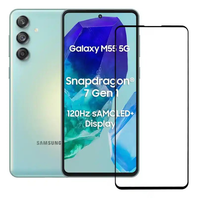 nPlusOne-9H-Tempered-Glass-for-Samsung-Galaxy-M55-5G-6.7-Inches_1 ZORVEX - 9H TEMPERED GLASS FOR SAMSUNG GALAXY M55 5G - 6.7 INCHES - Image 1