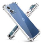 ZORVEX - BUMPER LIGHT WEIGHT BACK CASE FOR MOTOROLA G34 5G - 6.5 INCHES - Image 2